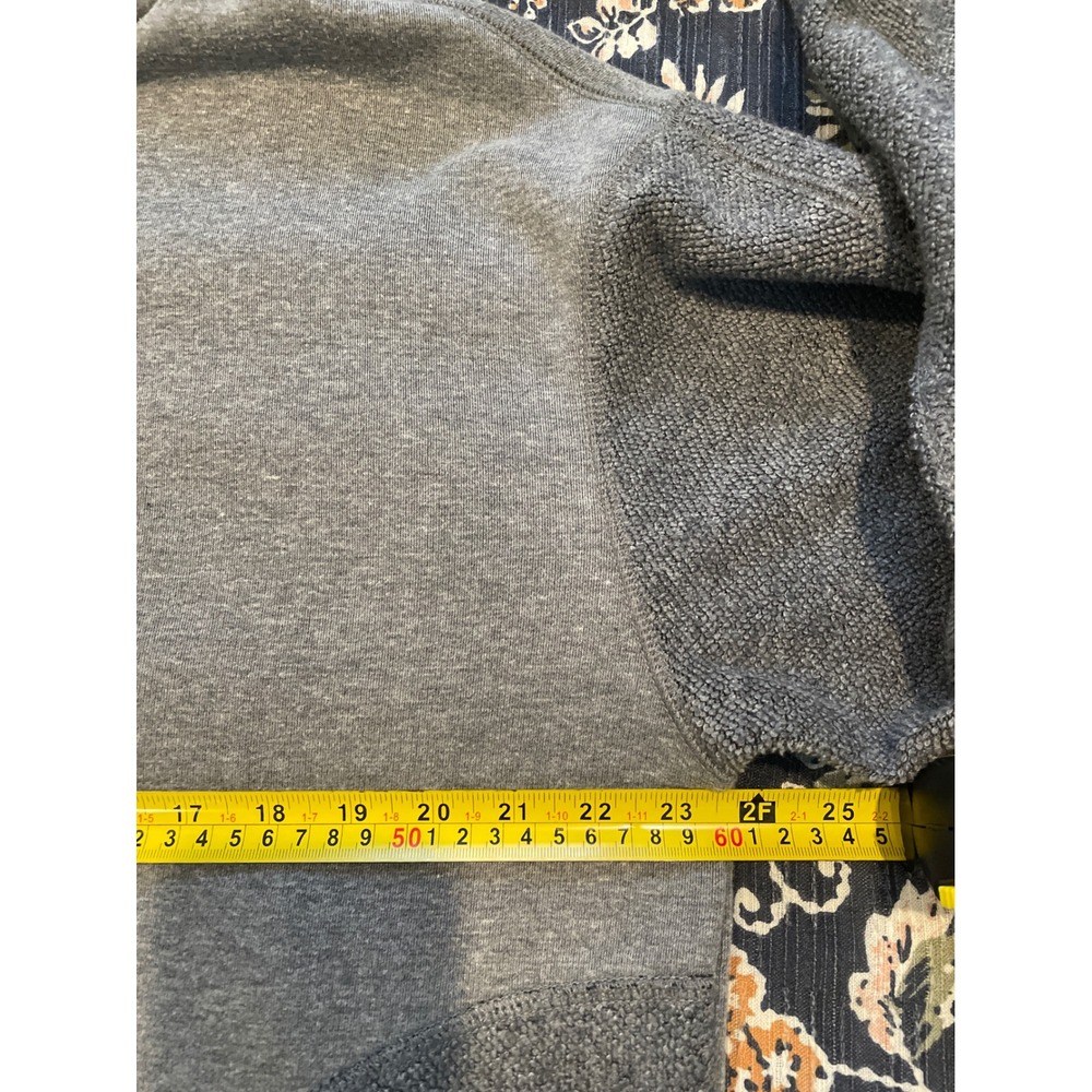 Aerie Hoodie Women XS Gray Mixed Texture Boucle Oversized Pullover Soft Cozy - Picture 11 of 15